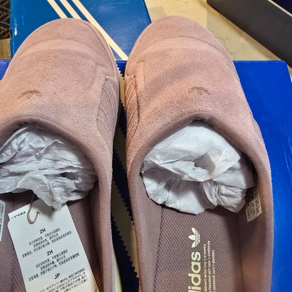 Adidas Originals Rivalry Platform Purple Mule Nubuck Leather Size 10 JH7983 NEW - Picture 8 of 14